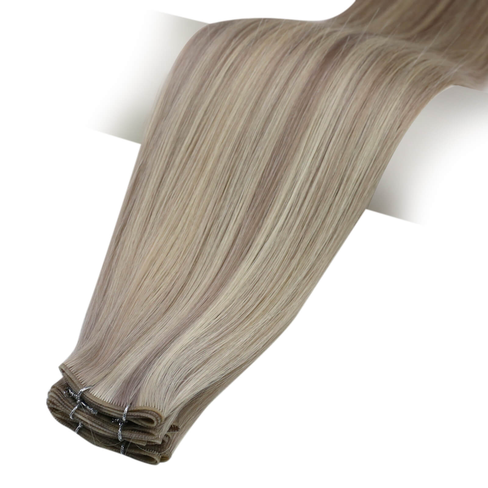 genius weft real human hairextensions highlight blonde