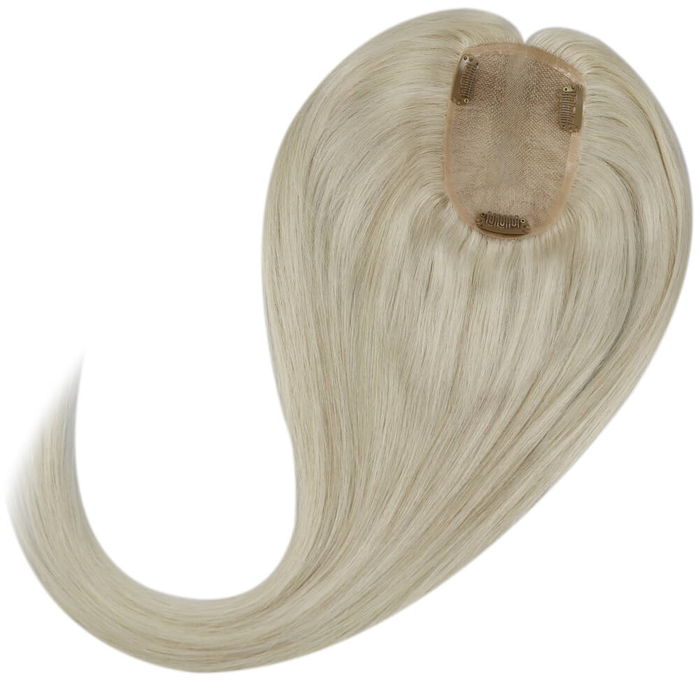 human hair toppers for women blonde