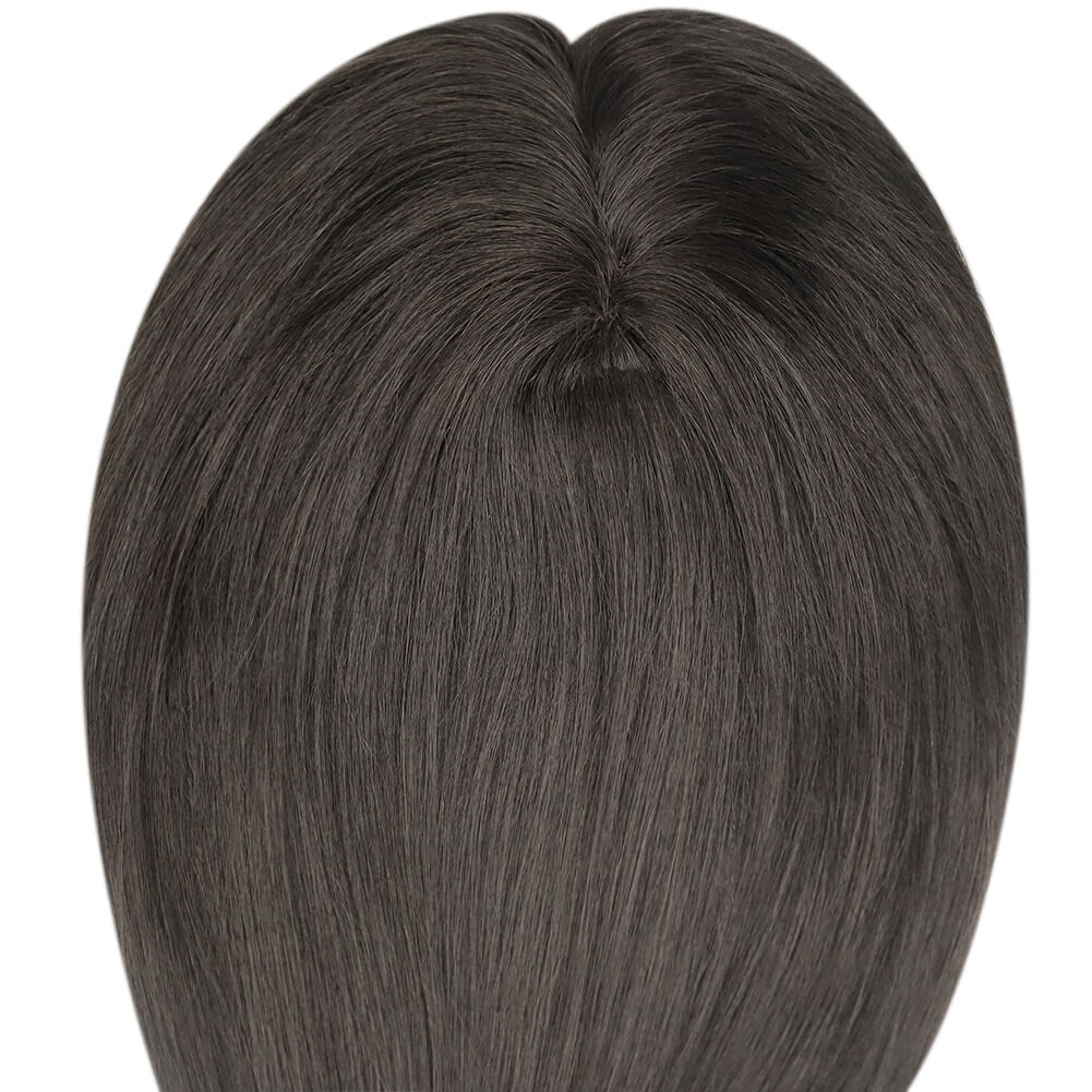 hair toppers for thinning hair black