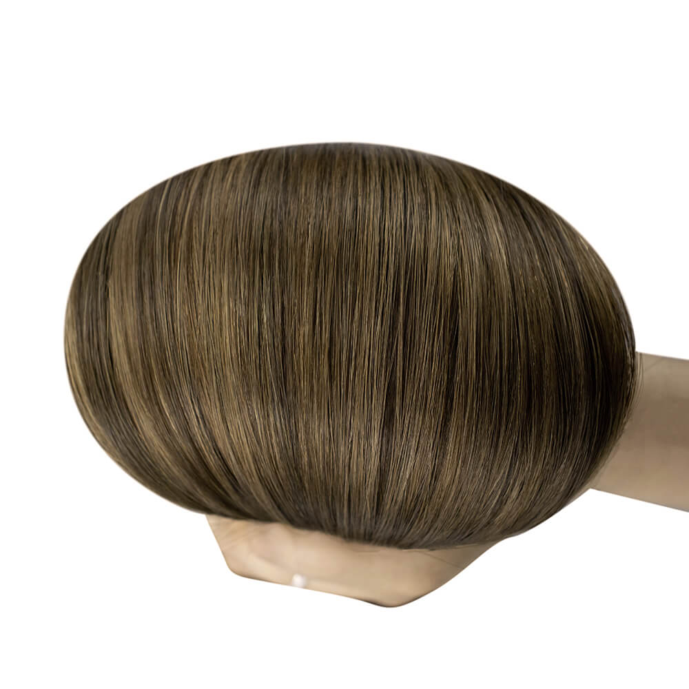 invisivible tape in hair extensions virgin hair balayage darkest brown