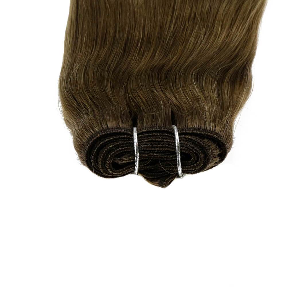 extra thick double weft full head hair extensions