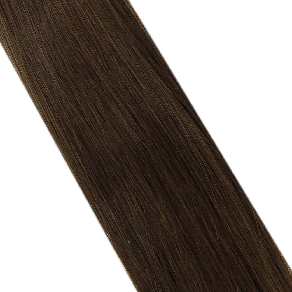 micro ring hair extensions remy hair dark brown