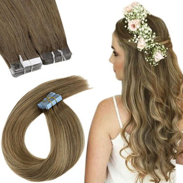 blend well color best tape in human hair thick end hair promotion on sale