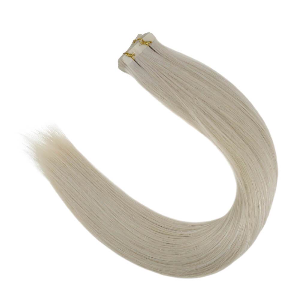Thick end tape in hair light Color healthy human hair remy hair extensions