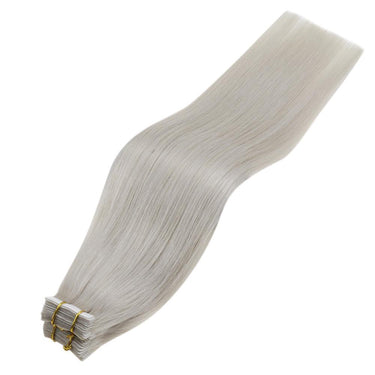 double sided human hair platinum blonde