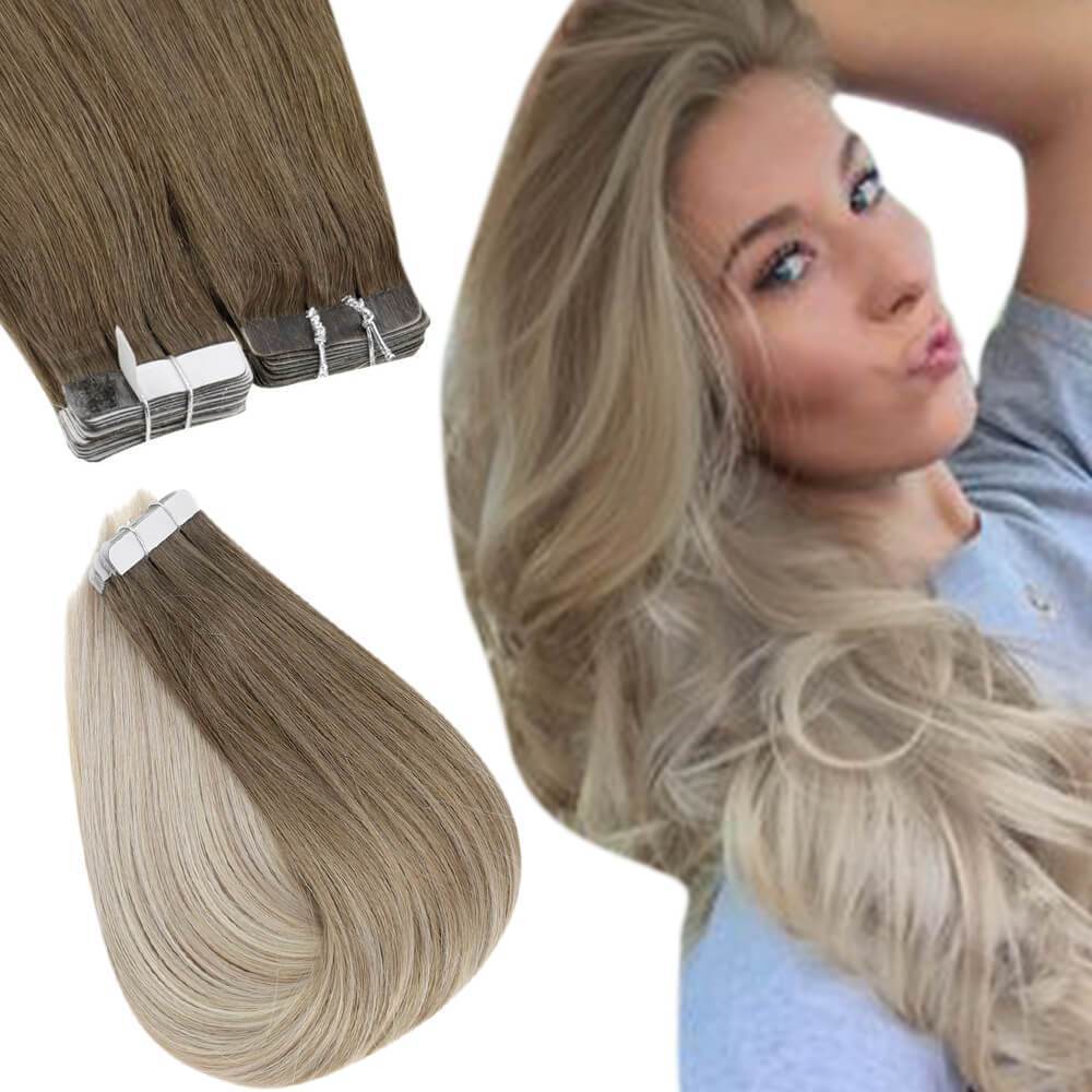 tape on human hair straight balayage tape in human hair extension tape on brown blonde hair extensions remy tape ins extensions human hair ombre glue in blonde human hair extensions