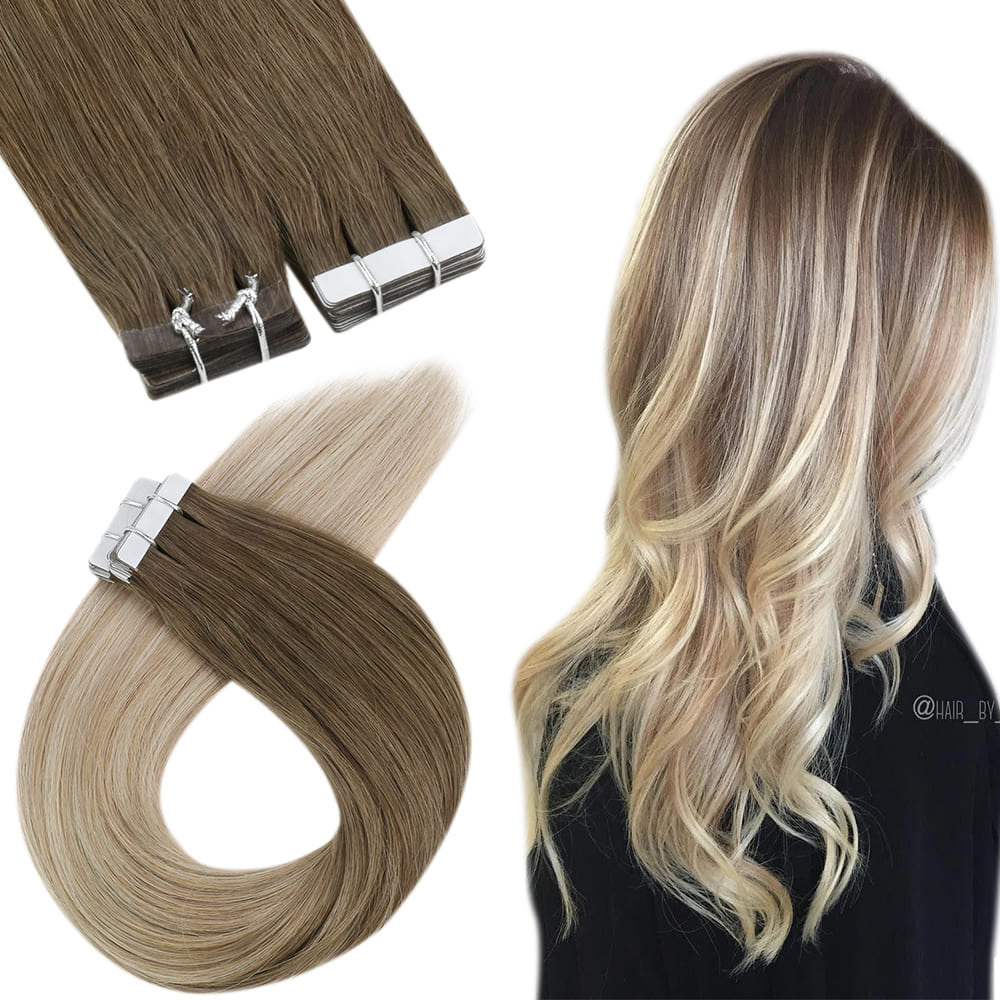 8 60 18 100% real human hair product no shedding and no split soft and smooth human tape in hair extensions