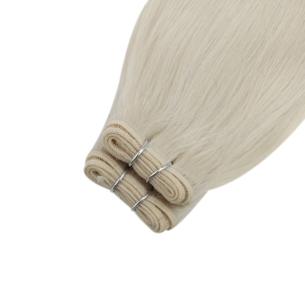 easy to apply human hair wefts