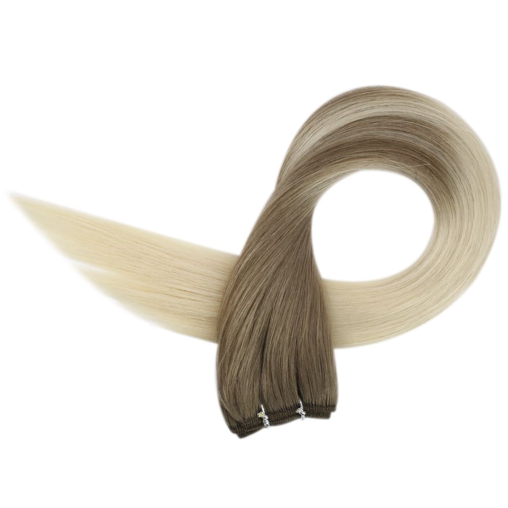 easy to apply volume weft extensions