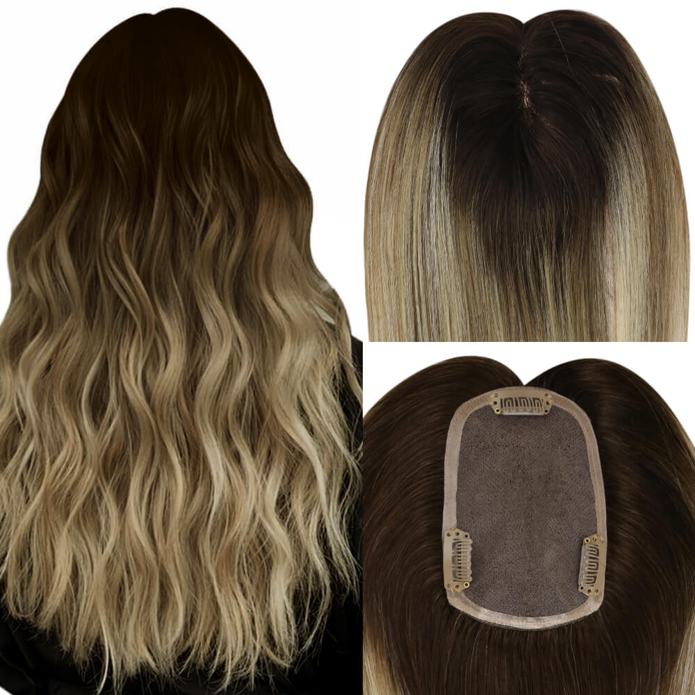 real hair toppers human hair