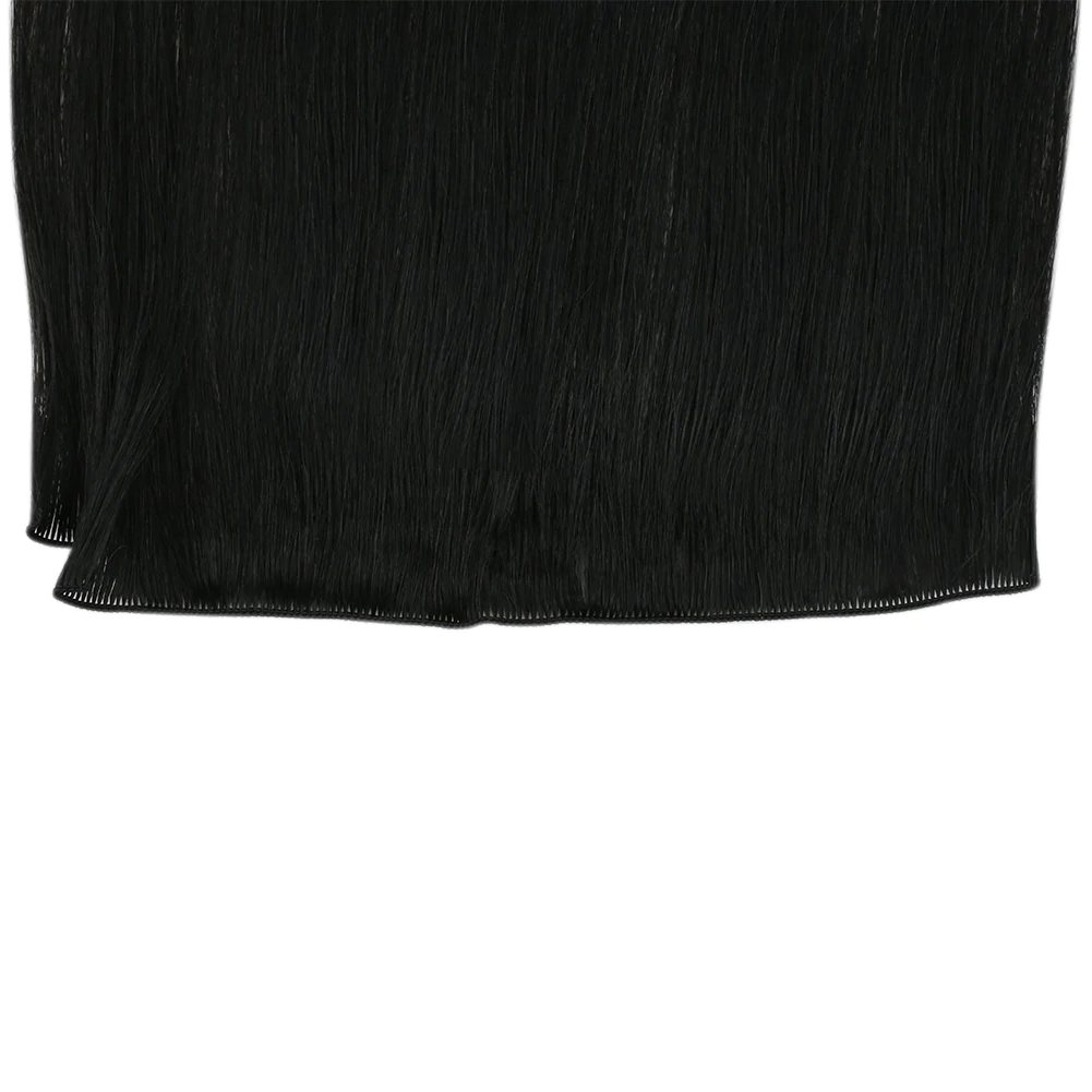 black hand tied weft hair extensions