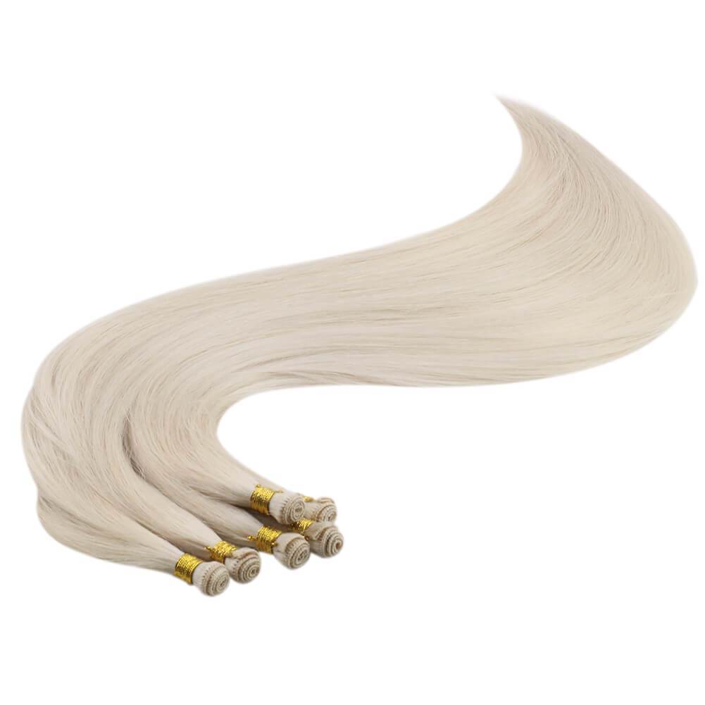 Perfectly Blended Hand Tied Weft Hair Extensions