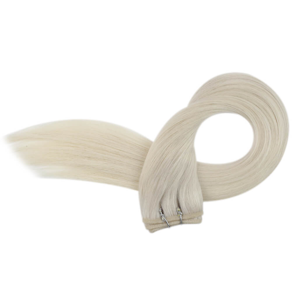 hair weave extensions whitest blonde