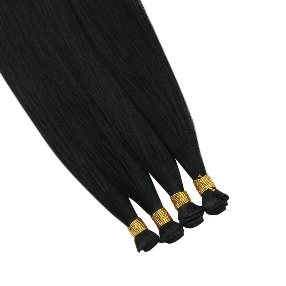 hand tied weft hair extensions straight