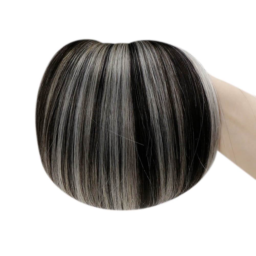 beaded weft human hair extensions