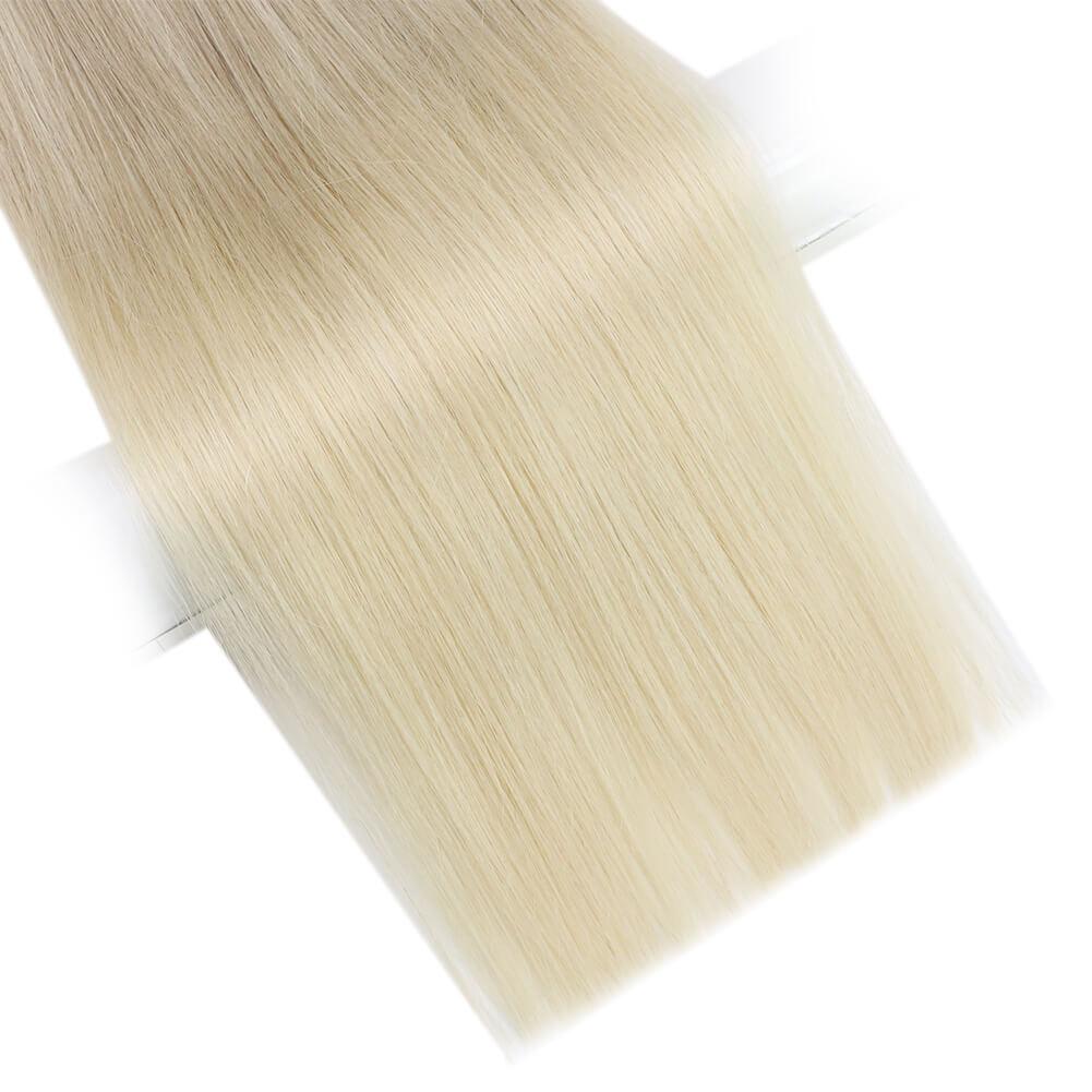 100% high quality human hair sew in weft hair extensions silky smooth hair hair extensions fantasy colors
