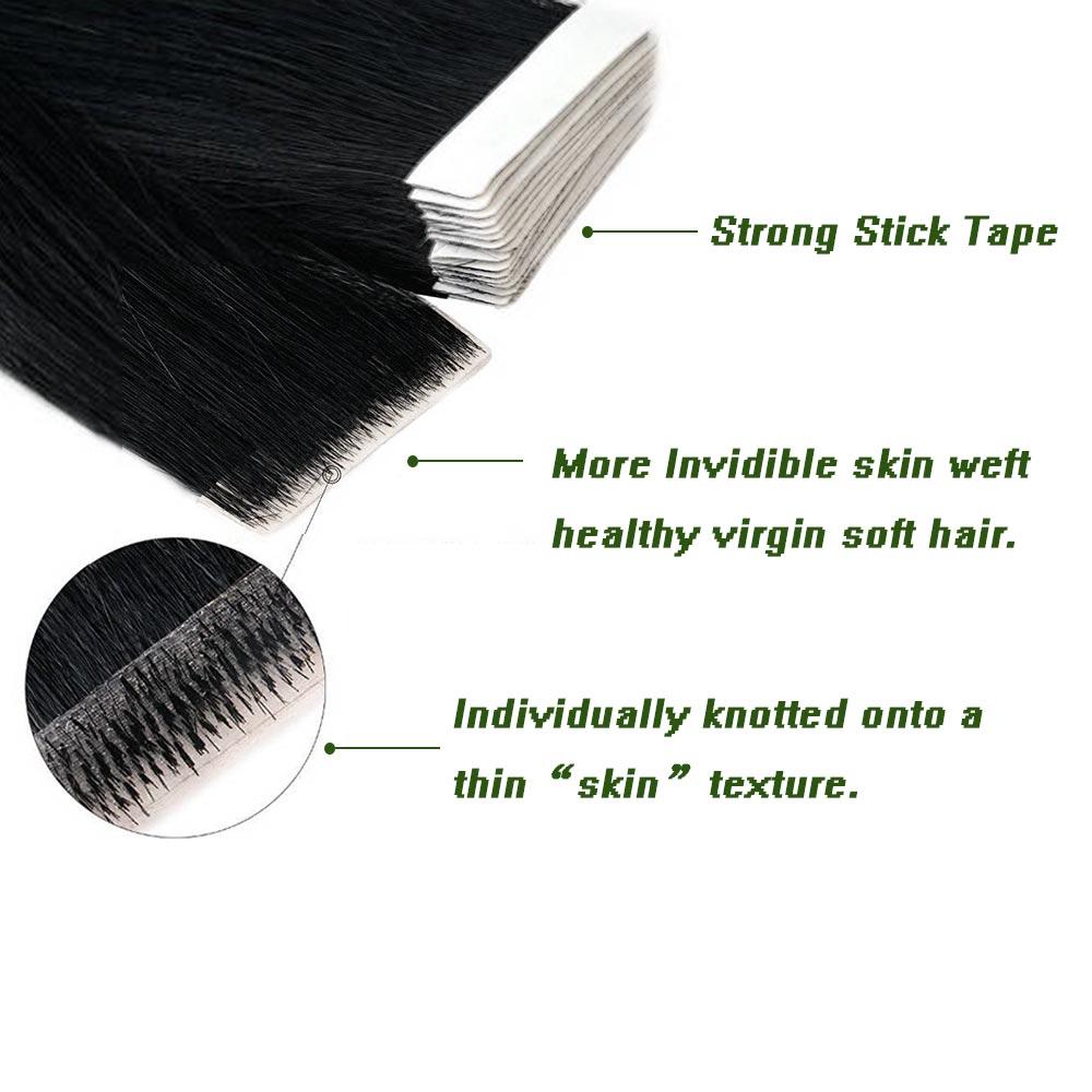 blonde injection tape in hair extensions