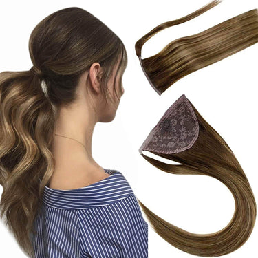 easy to apply wrap around ponytail