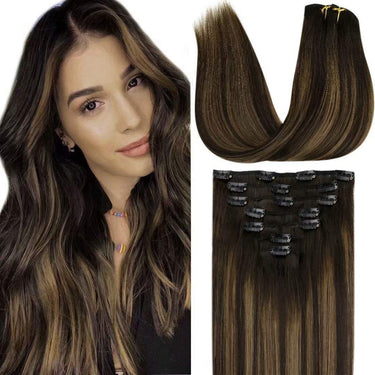 seamless clip in hair extensions straight