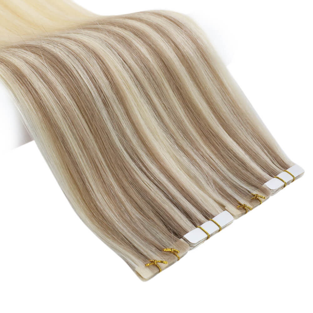 double side tape ins easy to remove fantasy colors fashion color glue in hair hair supplier healthy human hair high quality