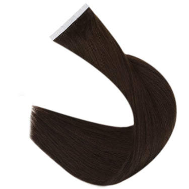 invisible injection tape in hair darkest brown