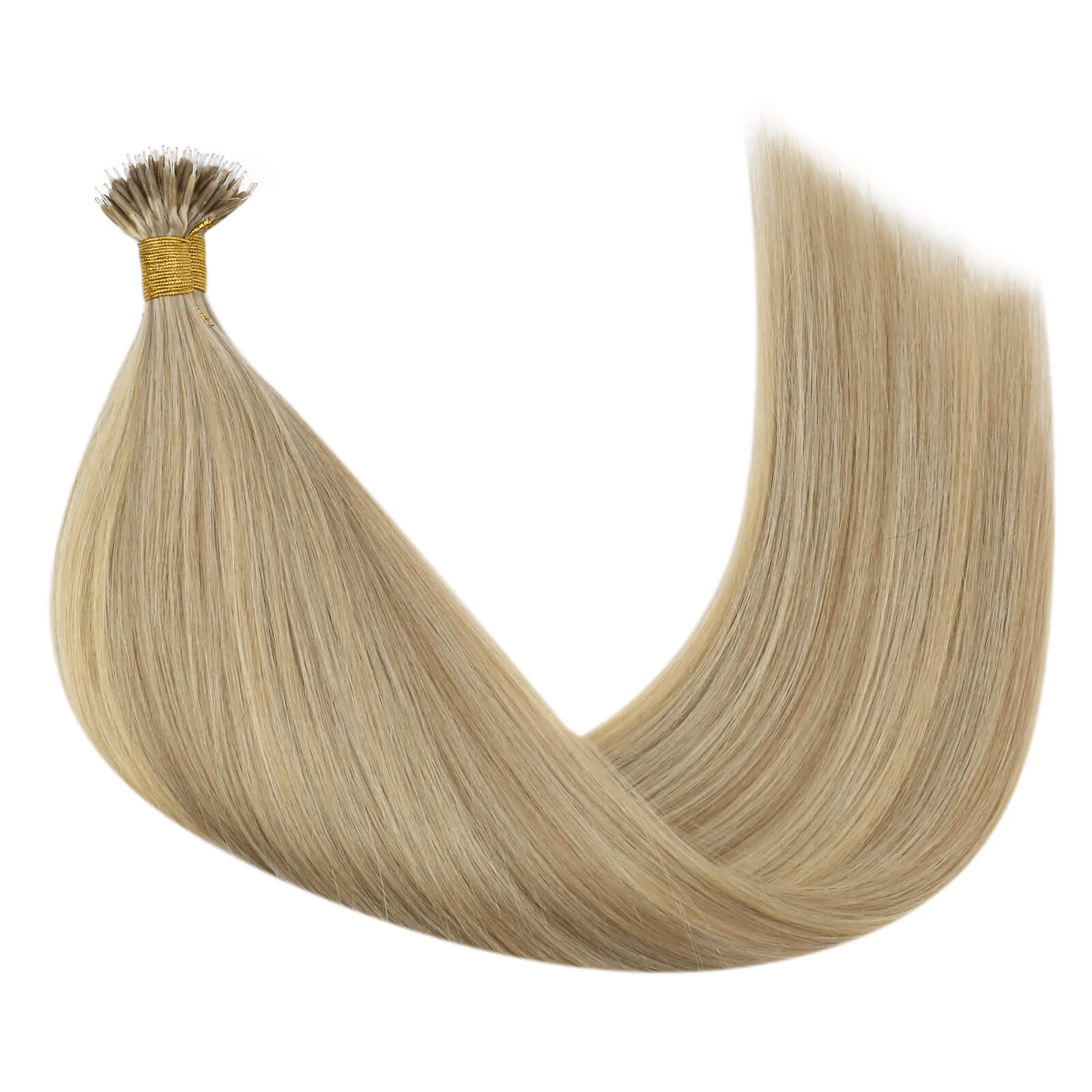 nano ring hair extensions remy hair straight highlight blonde