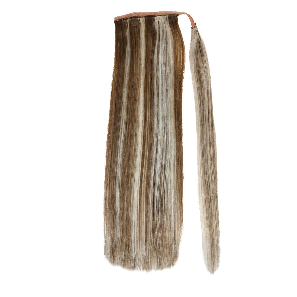 adhesive healthy remy ponytail hair extensions